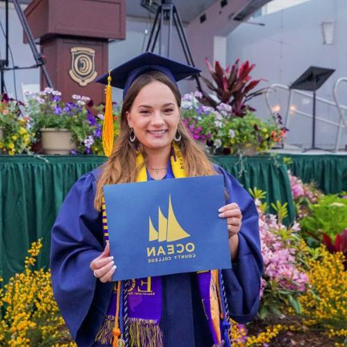 Hailey Sadowski at graduation